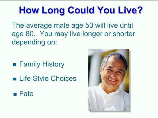 ImagiSOFT STRS 403(b) Life Expectancy Presentation