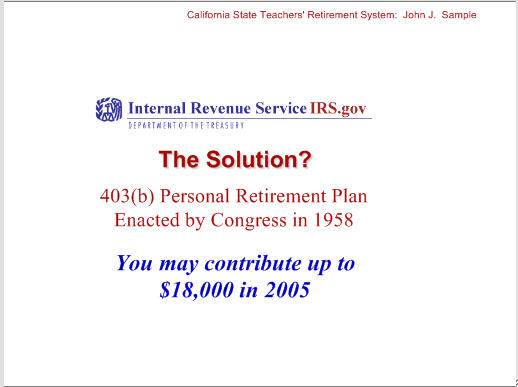 ImagiSOFT STRS Retirement Shortage Presentation